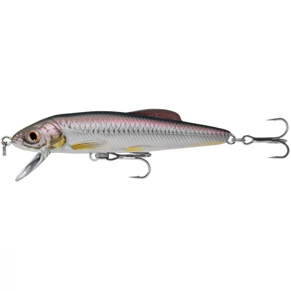 Livetarget Minnow Finesse Jerkbait Violett/Schwarzrücken 7,5cm 7gr Wobbler