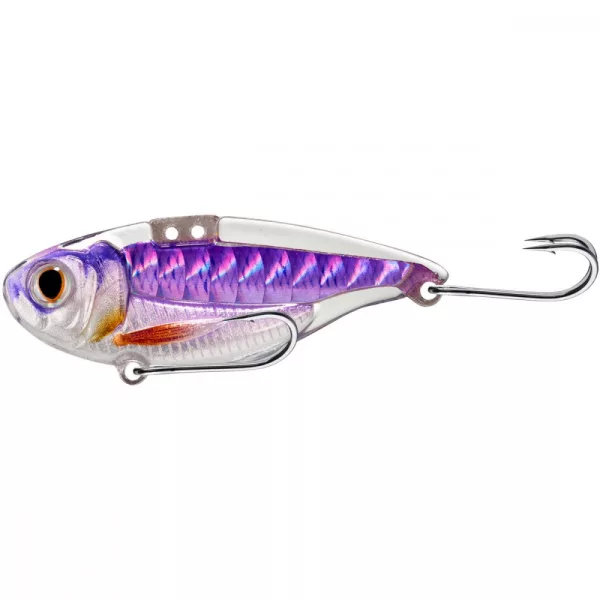 Livetarget Sonic Shad Blade Bait Violett/Schwarzer Rücken 5cm 11gr Vertikalköder