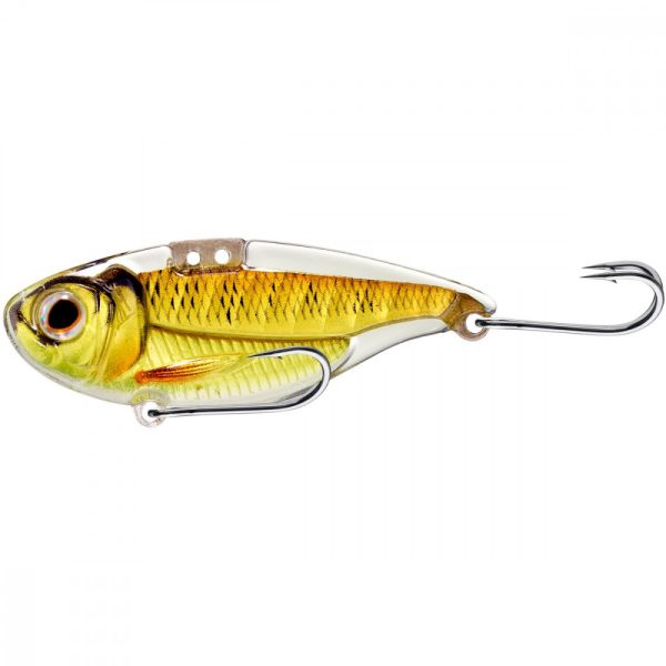 Livetarget Sonic Shad Blade Bait Gold/Kürbis 5cm 11gr Vertikalköder