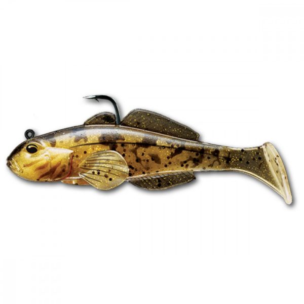 Livetarget Goby Swimbait Natur/Gold 8cm 14gr Grundel Kunstköder