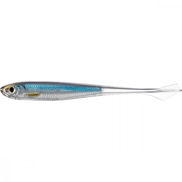 Livetarget Ghost Tail Minnow Dropshot Bait Silver/Blue 9,5cm Gummifisch
