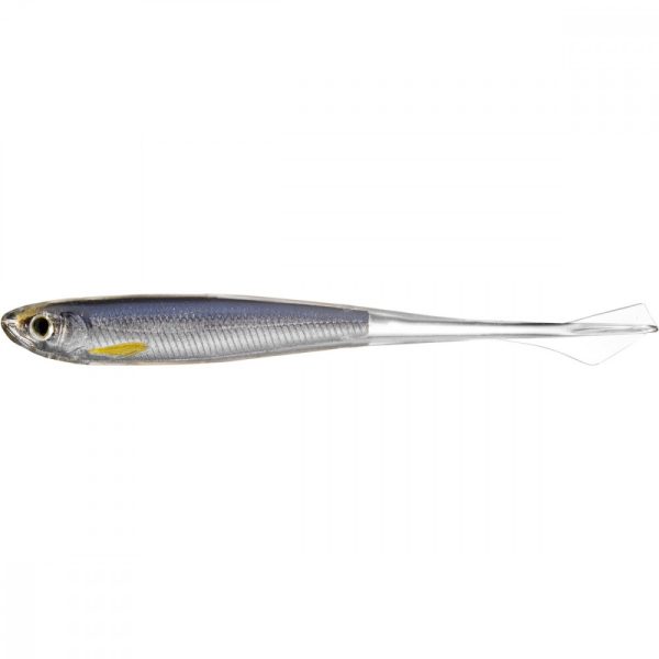 Livetarget Ghost Tail Minnow Dropshot Köder Silber/Rauch 9,5cm Gummifisch