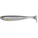 Livetarget Slow-Roll Shiner Paddle Tail Silber/Smoke 8,5cm Gummifisch 4 Stk.