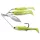 Livetarget Minnow Spinner Rig Chartreuse/Silber Klein 11gr Spinnerbait