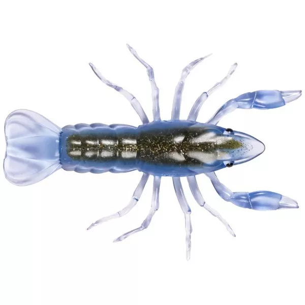 Livetarget Flusskrebs unmontiert Blau-Grün 7,1cm sinkender Kunststoffkrebs