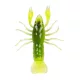 Livetarget Flusskrebs Unmontiert Chartreuse-Grün 7,1cm Sinkend Plastik-Krebs 6 Stk.