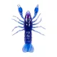 Livetarget Crawfish Un-Rigged Blue-Purple 9,7cm Sinking Plastikkrebs 4 Stk.