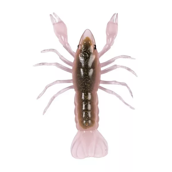 Livetarget Crawfish Un-Rigged Natural-Pumpkin 9,7cm Sinking Plastikkrebs 4Stück