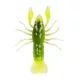 Livetarget Crawfish Un-Rigged Chartreuse-Green 9,7cm Sinking Plastikkrebs 4 Stk.