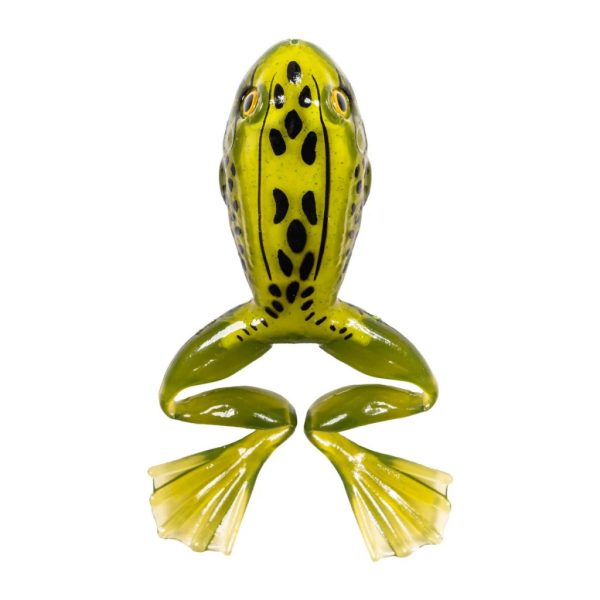 Livetarget Freestyle Frog Moos-Gelb 7,5cm Froschimitat 2 Stück