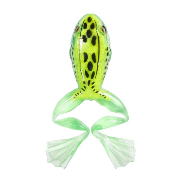 Livetarget Freistil-Frosch Grün-Weiß 7,5cm Frosch-Imitation 2 Stück