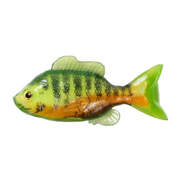 Livetarget Sunfish Unrigged Chartreuse-Orange 8,5cm Gummi-Sonnenbarsch 4 Stk.