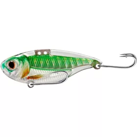   Livetarget Sonic Shad Blade Bait Silber-Kürbis 5,5cm 7gr Vertikal-Kunstköder
