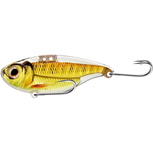 Livetarget Sonic Shad Blade Bait Gold-Kürbis 5,5cm 7gr Vertikal-Kunstköder