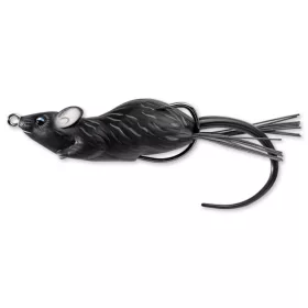   Livetarget Maus Walking Bait Schwarz-Schwarz 9cm 28gr Maus-Kunstköder