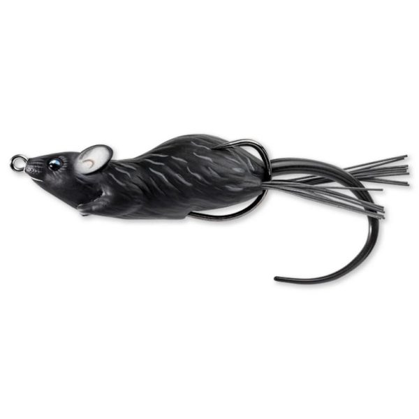 Livetarget Maus Walking Bait Schwarz-Schwarz 9cm 28gr Maus-Kunstköder