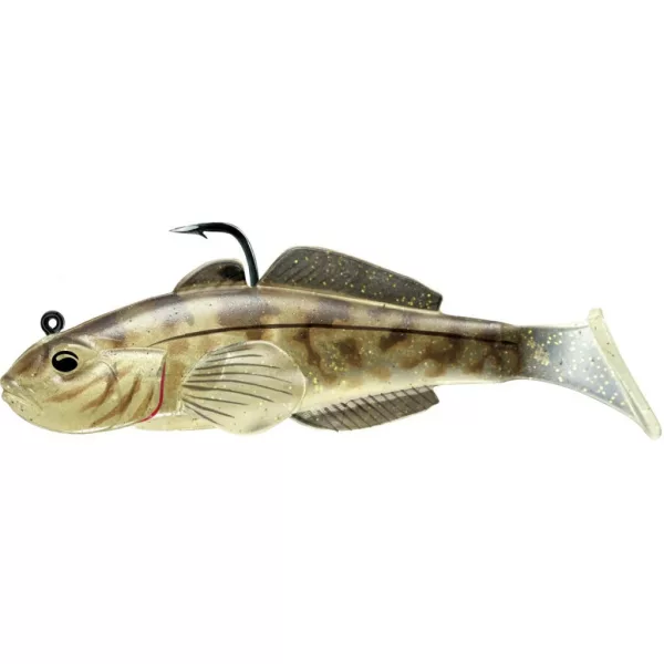 Livetarget Grundel Swimbait Natur 9cm 21gr Kunststoff-Grundel