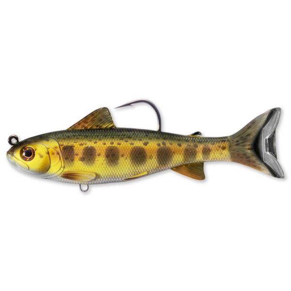 Livetarget Forellen-Swimbait Gold-Olive 13,1cm 35gr Kunststoffköder