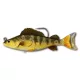 Livetarget Gelbflossenbarsch-Swimbait Gold-Olive 11,3cm 21gr Kunststoffköder