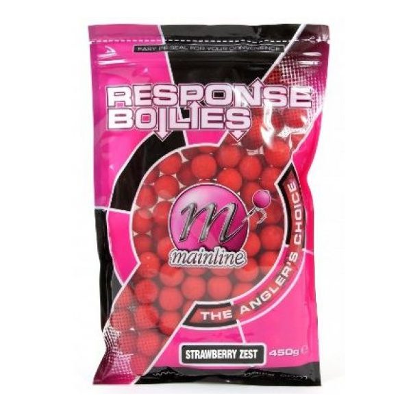 Mainline Shelf Life Boilies Erdbeer-Zeste 15 mm 450 g.r - Angelboilie