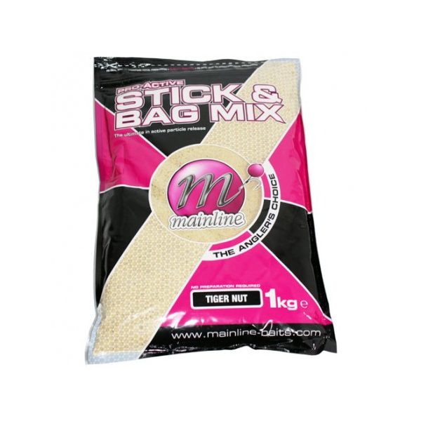 Mainline Pro Active Bag & Stick Mix Tiger Nuss Grundmischung 1kg
