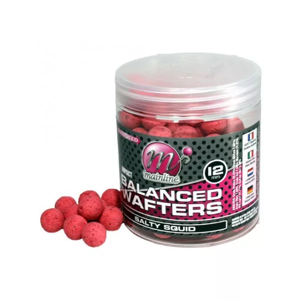 Mainline High Imp. Ausbalancierte Wafter Salty Squid-12mm - Wafters Boilie
