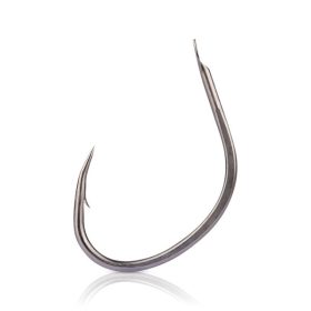   Mustad Ruthless Spade Eye 1/0 6 Stk. Welsangelhaken mit Plättchen und Widerhaken