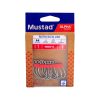 Mustad Ruthless In-Line Titan Steel 1 geöhrter Haken mit Widerhaken 6 Stk.