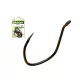 Mustad Ultra NP Einzel-Wels Black Nickel 1/0 Ösenhaken mit Widerhaken 8 Stk.