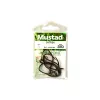Mustad Ultra NP Single Catfish Black Nickel 8/0 Geöhrter Haken mit Widerhaken 4 Stk.
