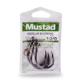   Mustad Live Bait 5 Ex Strong 6/0 Öhrhaken, mit Widerhaken 5 Stk.