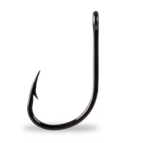 Mustad Big Gun Hooks 8/0 3 Stk. Welsangelhaken mit Öhr und Widerhaken
