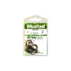 Mustad Big Gun 8/0 geöhrter Haken mit Widerhaken, 25 Stück