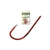 Mustad Red Baitholder 1/0 Öhrhaken, mit Widerhaken 8 Stk.