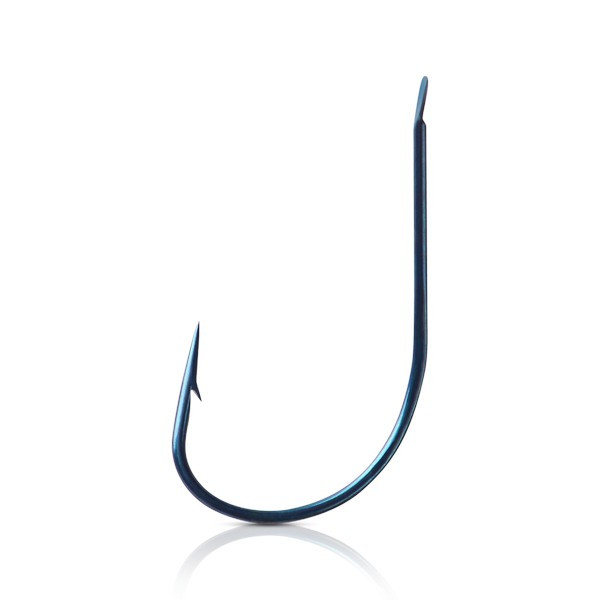 Mustad Blue Allround Hook 2/0 10 Stk. Plättchen, Widerhaken Feeder Haken