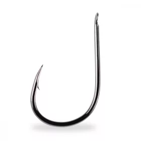   Mustad Chinu Allround Hook 2 10 Stück mit Platte, Widerhaken Karpfenhaken