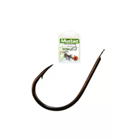   Mustad Chinu Allround-Haken Größe 2 mit Platte, mit Widerhaken Haken 12 Stk.