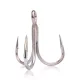 Mustad Un Inline Treble 5X Strong Titan Steel 2 Drillingshaken 4Stk