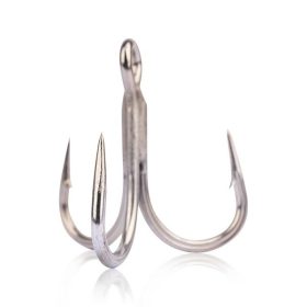   Mustad Un Inline Treble 5X Strong Titan Steel 1/0 Drillingshaken 4Stk