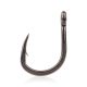 Mustad Hoodlum® Titan Steel 5/0 Haken mit Öhr und Widerhaken 5 Stk