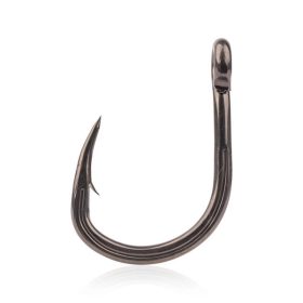   Mustad Hoodlum® Titan Steel 7/0 Haken mit Öhr und Widerhaken 5 Stk