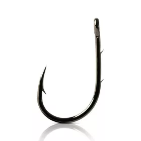   Mustad Eyed Baitholder Hook 2 10 Stk. geöhrter Karpfenhaken mit Widerhaken