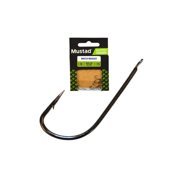 Mustad Ultra NP Match Maden 16 Spatenhaken, mit Widerhaken 15 Stk.