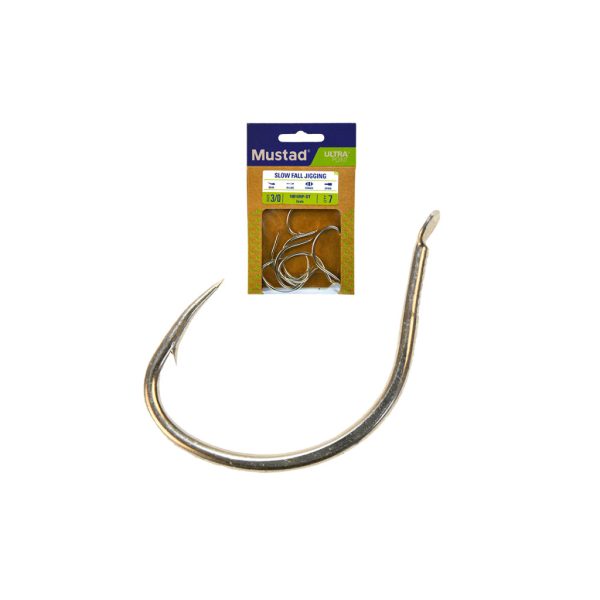 Mustad Light Slow Fall Jigging Assist 2/0 Haken 7 Stk.