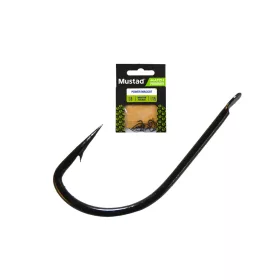   Mustad Match Feeder Power Maggot Gr. 14 Plattenhaken, mit Widerhaken für Brassen 15 Stk.