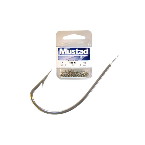 Mustad Crystal Nickel 5/0 Brassenhaken 25 Stk.