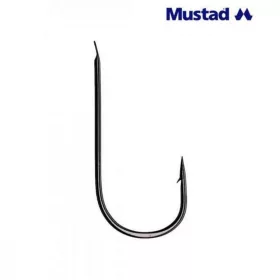   Mustad Ultra Np Wide Round Bend Match 16 10 Stk. Karpfenhaken mit Plättchen und Widerhaken