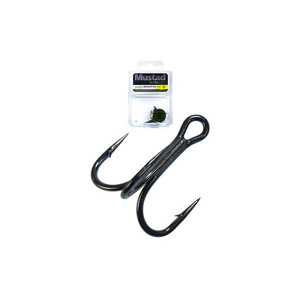 Mustad Needlepoint Treble Hook 1 Drillingshaken 5db