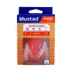 Mustad In-Line Triple Grip Red Tinsel 2 Drilling 2 Stk.
