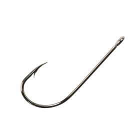   Mustad Long Shank Beak Nickel 3/0 Haken mit Öhr und Widerhaken 25 Stück